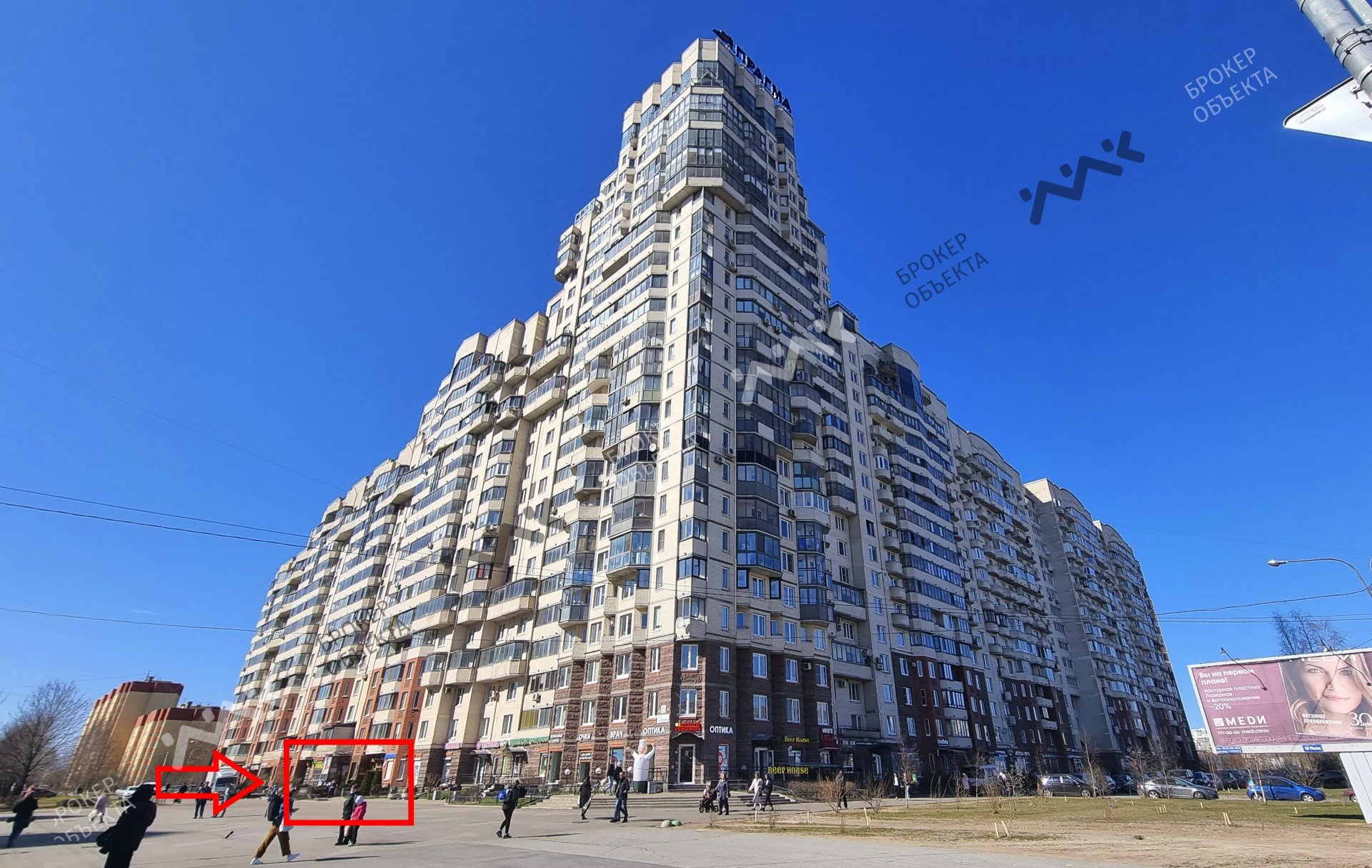 1 комн. кв. 120 m2 null/25 этаж Савушкина ул., д.143, к.1 Арендовать по  цене 120000 ₽